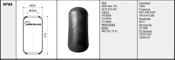 Luft-Frühling des firestone-W01-095-0197 Goodyear 8013 für LKWs