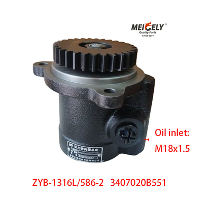Stock Faw Jiefang Xichai Motor Steering Booster Pumpe Montage