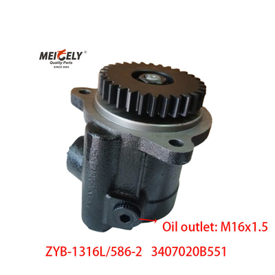 Stock Faw Jiefang Xichai Motor Steering Booster Pumpe Montage