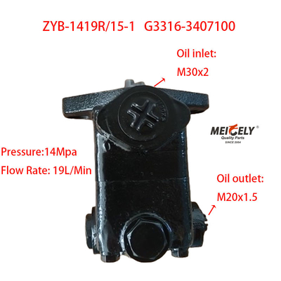 Vorrat Neuer Yuchai Motor OE G3316-3407100 Servolenkungspumpe