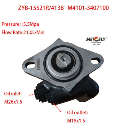 ZYB-15521R/413B Yuchai Lenkwagenpumpe M4101-3407100