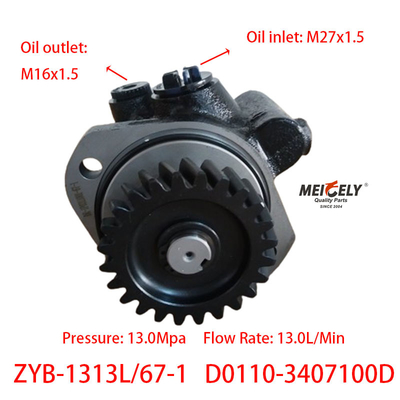 Stock Yuchai 4108 Vierzylinder-Radmotor Steering Booster Pumpe