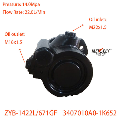Leistungslenkenpumpe für Cummins ISDE Dieselmotoren ZYB-1422L/671GF