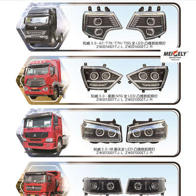 WG9525720025 Sinotruk Haohan N7G Scheinwerfer LED für HOWO